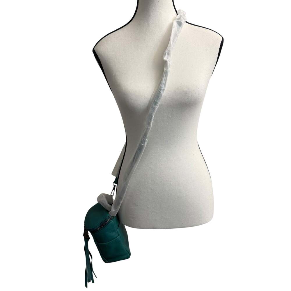Aimee Kestenberg Made To Fly Mini Crossbody Rainforest Green Leather Bag